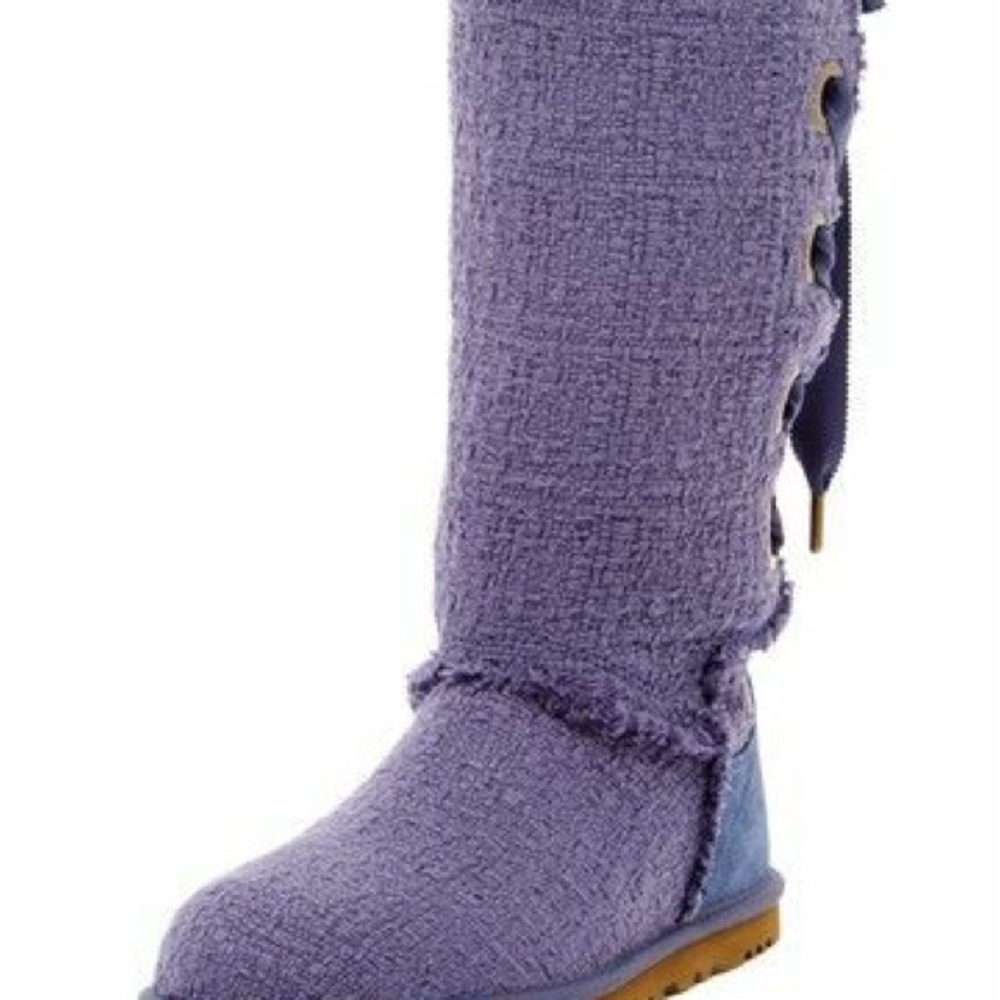 UGG Heirloom Lace Up Textured Boots